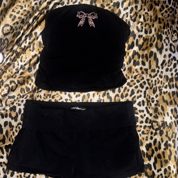 Pink bow set - Picture 2 of 2